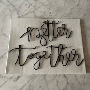 NWT | Black Opalhouse Wall Decoration